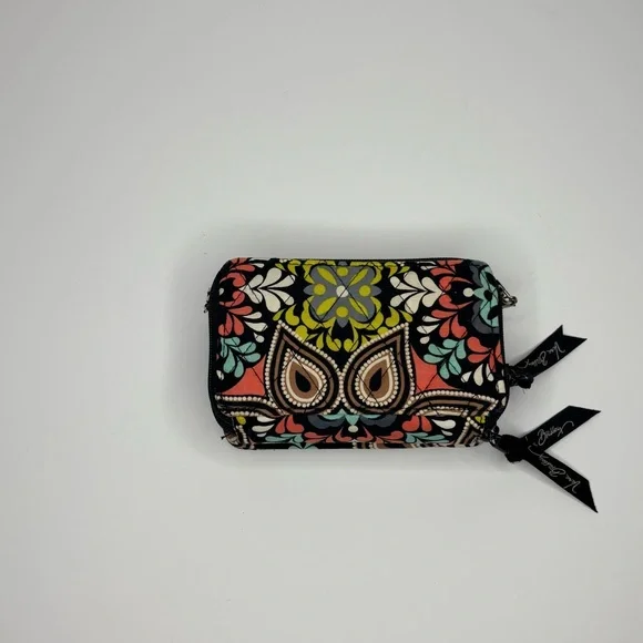 Vera Bradley Floral Patterned Crossbody Mini Bag with Chain Strap - Picture 10 of 12